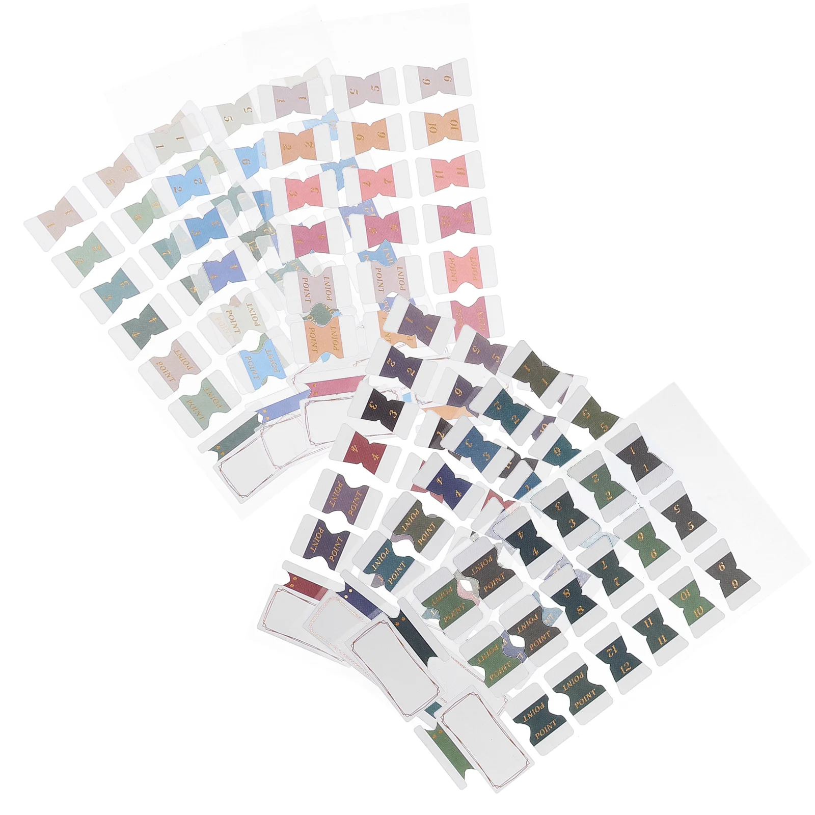 6 Sheets Monthly Index Post Nail Sticker Book Annotation Supplies Tabs Binder Bronzing Small Page Paper for Annotating Books
6 Sheets Monthly Index Post Nail Sticker Book Annotation Supplies Tabs Binder Bronzing Small Page Paper for Annotating Books