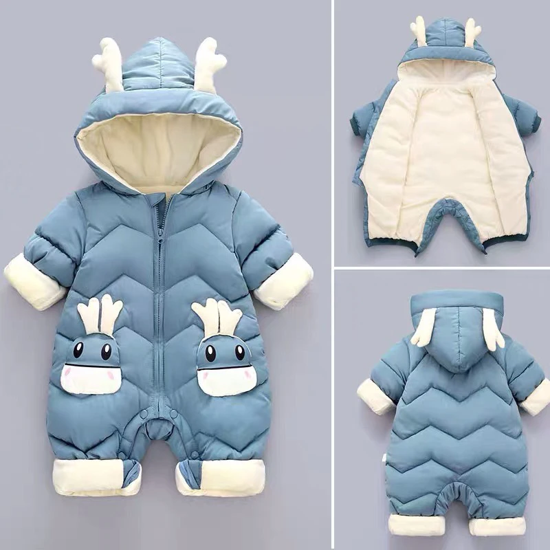 Newborn Baby Girl Clothes Infant Boys Winter Snowsuit Velvet Plus Thick Jumpsuit 0-3 Years Romper Kids Overalls Toddler Coat
Newborn Baby Girl Clothes Infant Boys Winter Snowsuit Velvet Plus Thick Jumpsuit 0-3 Years Romper Kids Overalls Toddler Coat