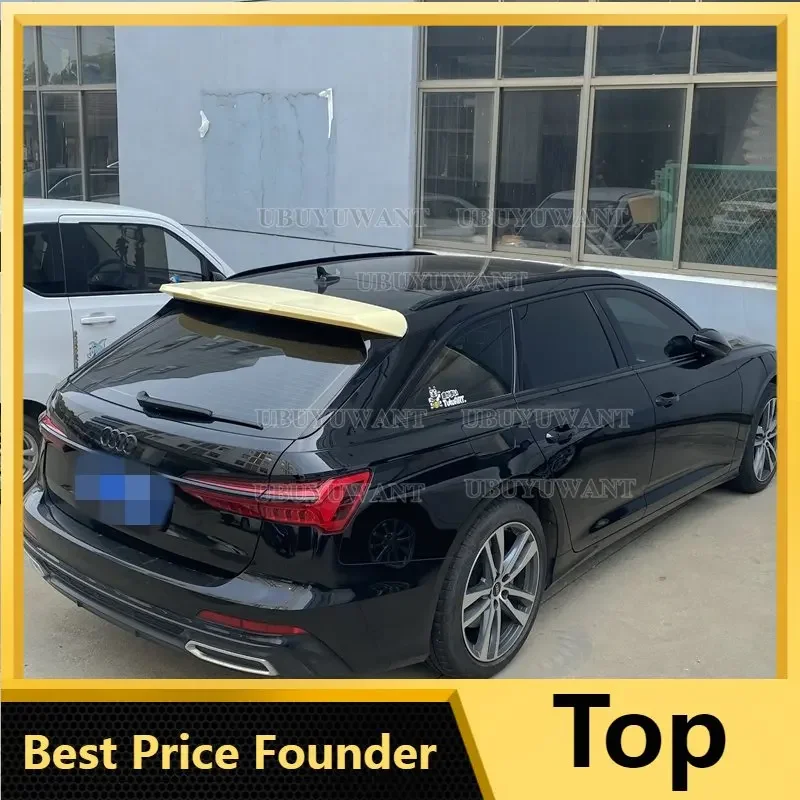 

For NEW Audi A6 Avant C8 2019-2022 A6 Allroad Spoiler ABS Car Trunk Lip Wings Tail Spoiler A6 Accessories Dedicated Decoration