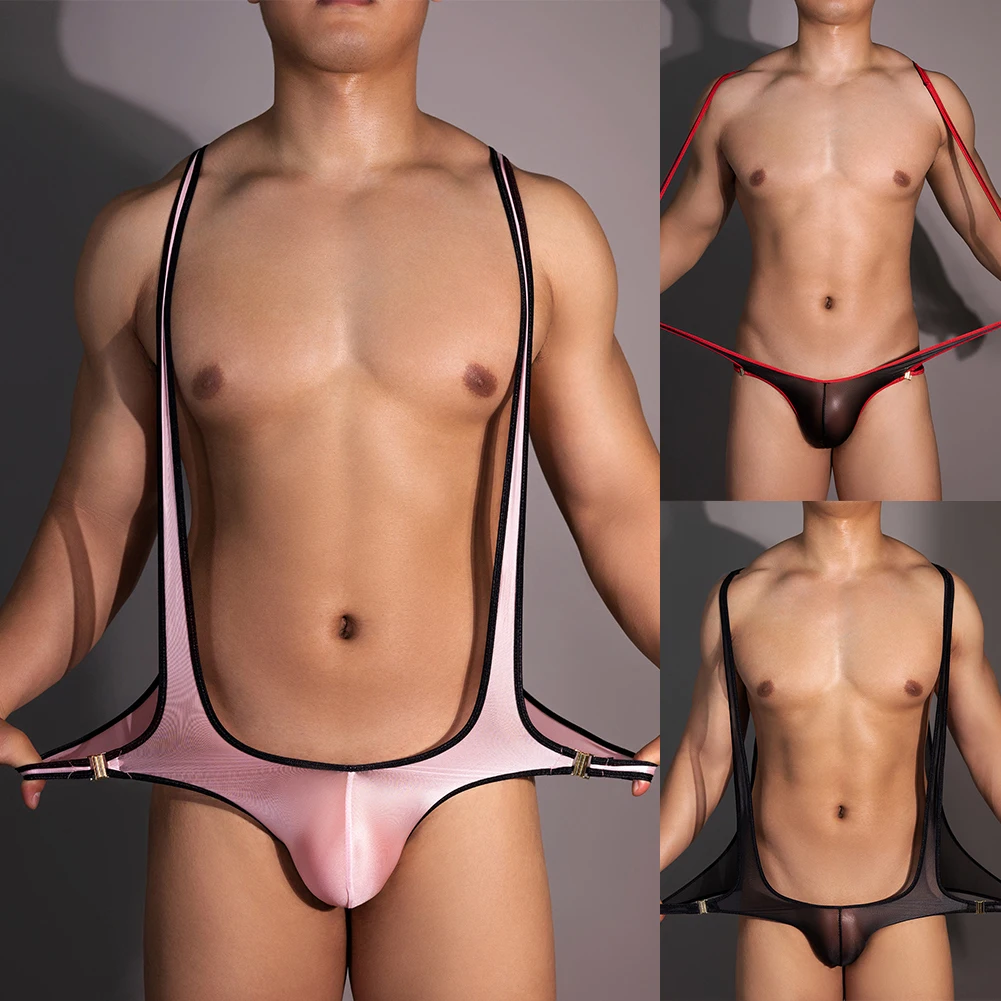 Mens Bodysuit Backless Jockstrap U-Convex Pouch Underwear Leotard Sexy Shiny Clubwear Underclothes Male Erotic Lingeries
Mens Bodysuit Backless Jockstrap U-Convex Pouch Underwear Leotard Sexy Shiny Clubwear Underclothes Male Erotic Lingeries