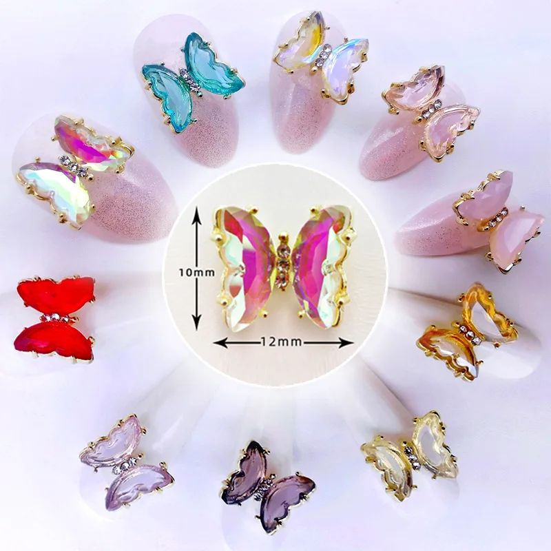 5pcs 13Colors Butterfly Nail Art Zircon Charms 3D Crystal Rhinestones Nail Decorations DIY Holographic Nail Accessories Ornament
5pcs 13Colors Butterfly Nail Art Zircon Charms 3D Crystal Rhinestones Nail Decorations DIY Holographic Nail Accessories Ornament