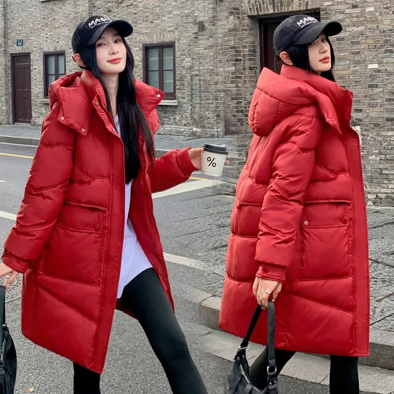 2023 New Women Jacket Winter Parkas Thick Hooded Cotton Padded Jackets Coats Female Loose Long Puffer Parkas Oversize Outwear
2023 New Women Jacket Winter Parkas Thick Hooded Cotton Padded Jackets Coats Female Loose Long Puffer Parkas Oversize Outwear
