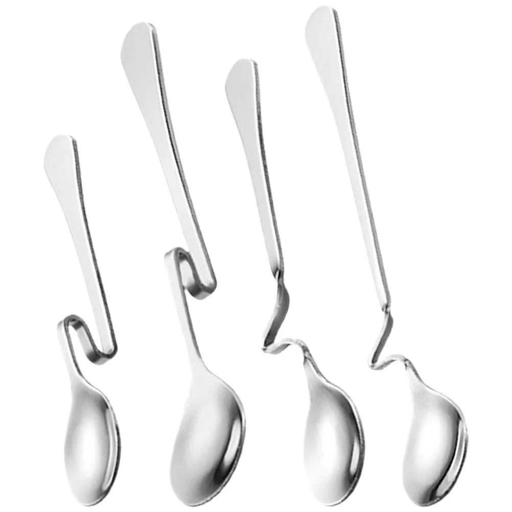 4 Pcs Stainless Steel Tableware Hanging Cup Coffee Spoon Mixing Household Dessert Honey
4 Pcs Stainless Steel Tableware Hanging Cup Coffee Spoon Mixing Household Dessert Honey