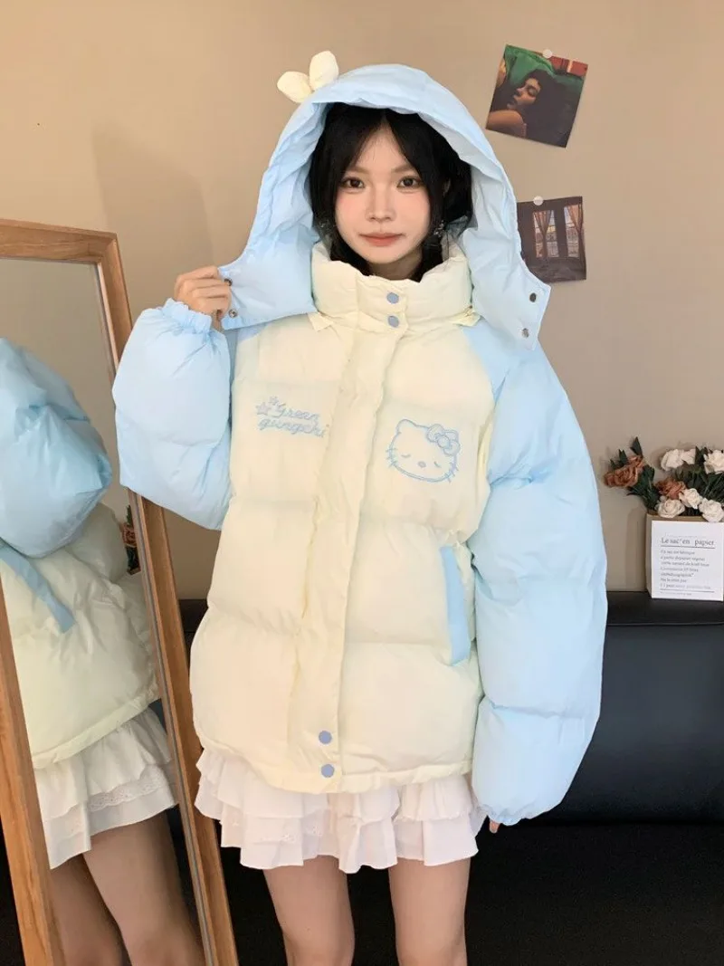 Kawaii Sanrioed Anime Cartoon Hello Kitty Series Warm Plush Bread Clothes Tops Cotton Padded Jacket Baby Boy Girl Festival Gift
Kawaii Sanrioed Anime Cartoon Hello Kitty Series Warm Plush Bread Clothes Tops Cotton Padded Jacket Baby Boy Girl Festival Gift