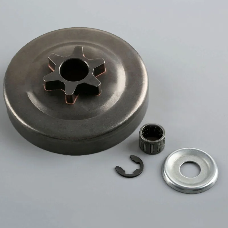 3/8 Pitch 6T Clutch Drum Sprocket Washer E-Clip Kit For STIHL MS170 180 Chainsaw Garden Power Tools Parts
3/8 Pitch 6T Clutch Drum Sprocket Washer E-Clip Kit For STIHL MS170 180 Chainsaw Garden Power Tools Parts