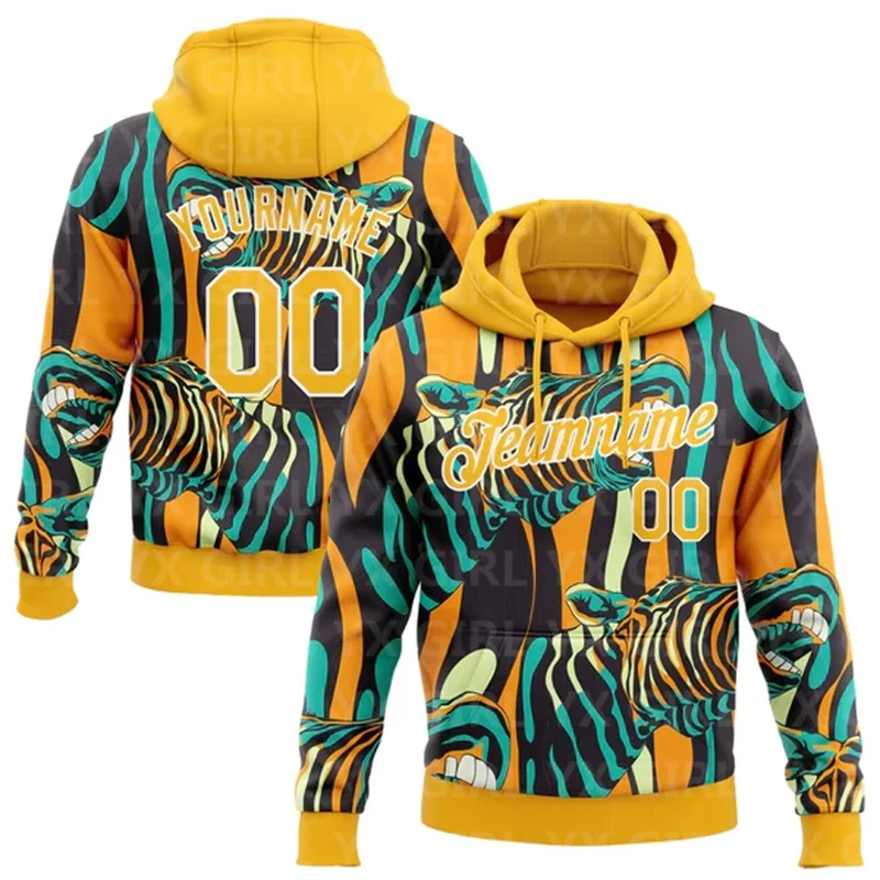 Custom Gold-White 3D Pattern Design Zebra Sports Pullover Sweatshirt Hoodie 3D Printed Sports Pullover Sweatshirt Hoodie
Custom Gold-White 3D Pattern Design Zebra Sports Pullover Sweatshirt Hoodie 3D Printed Sports Pullover Sweatshirt Hoodie