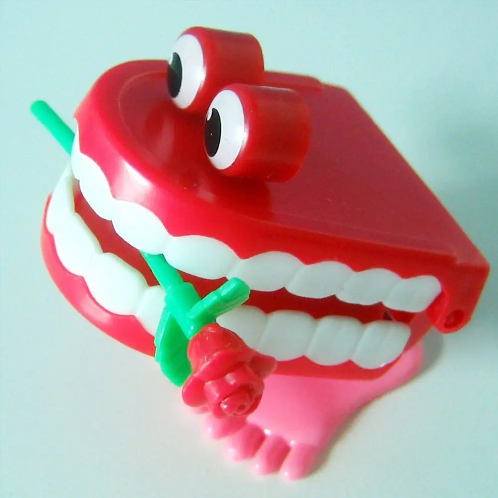 Mini Chattering Funny Babbling Denture Plastic Walking Teeth Shape Teeth Rose Clockwork Toy Wind Up Clockwork Toy
Mini Chattering Funny Babbling Denture Plastic Walking Teeth Shape Teeth Rose Clockwork Toy Wind Up Clockwork Toy
