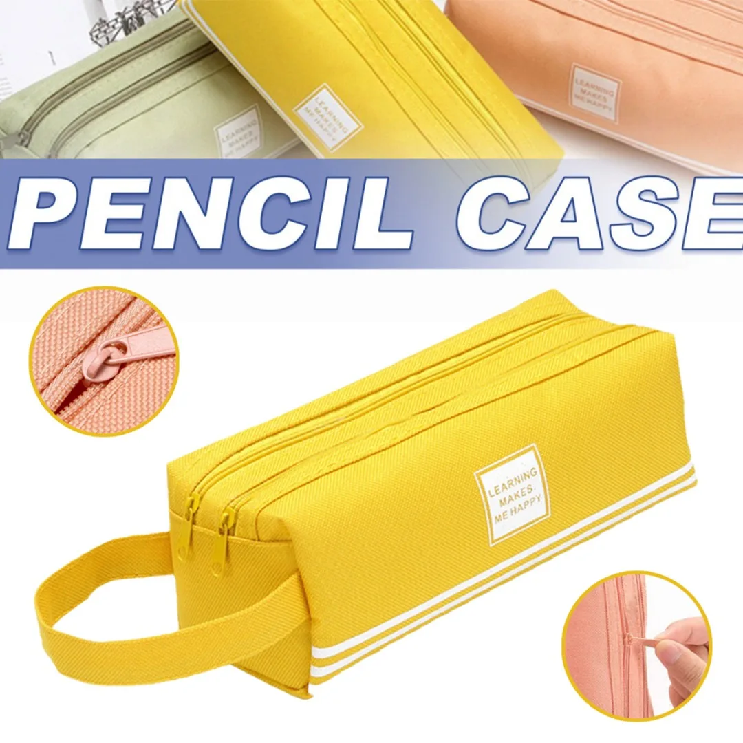 Oxford Cloth Pencil Bag Large-capacity Pen Bag Double Zipper Pencil Case High Quality Stationery Storage Bag
Oxford Cloth Pencil Bag Large-capacity Pen Bag Double Zipper Pencil Case High Quality Stationery Storage Bag