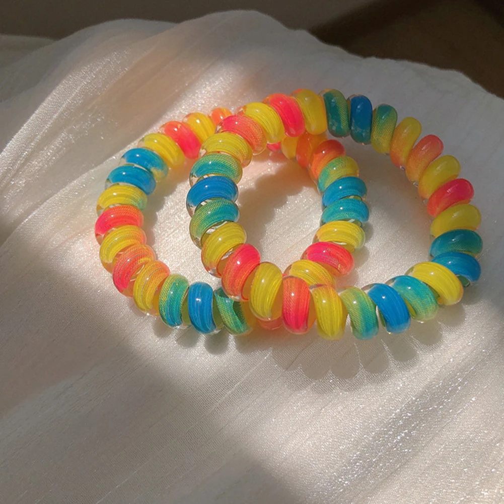 1 PC Telephone Wire Hair Ties Women Girls Multicolour Elastic Hair Bands Spiral Coil Rubber Bands Ponytails Hair Accessories
1 PC Telephone Wire Hair Ties Women Girls Multicolour Elastic Hair Bands Spiral Coil Rubber Bands Ponytails Hair Accessories