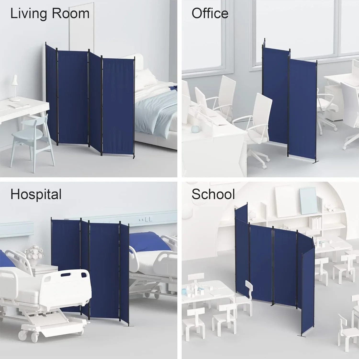 Room Divider Folding Privacy Screens 4 Panel Partitions 88" Dividers Portable Separating for Home Office Bedroom Dorm Decor
Room Divider Folding Privacy Screens 4 Panel Partitions 88" Dividers Portable Separating for Home Office Bedroom Dorm Decor