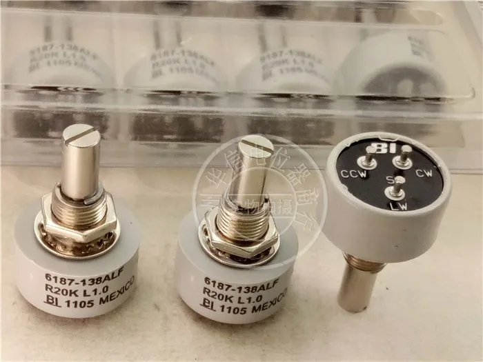 OPHDAM Mexico BI 6187-138ALF R20k 203l1.0 conductive plastic potentiometer, angle sensor
OPHDAM Mexico BI 6187-138ALF R20k 203l1.0 conductive plastic potentiometer, angle sensor