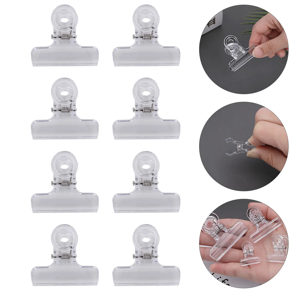 10 Pcs Binder Clips Transparent Dovetail Students Paper Bill Small Stationary File Folder
10 Pcs Binder Clips Transparent Dovetail Students Paper Bill Small Stationary File Folder