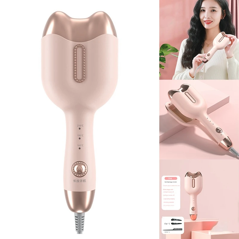 32Mm Cat's Claw Egg Curling Iron Automatic Hair Curler Water Ripple Styling Tools Lazy Man With Short Hair Curler
32Mm Cat's Claw Egg Curling Iron Automatic Hair Curler Water Ripple Styling Tools Lazy Man With Short Hair Curler