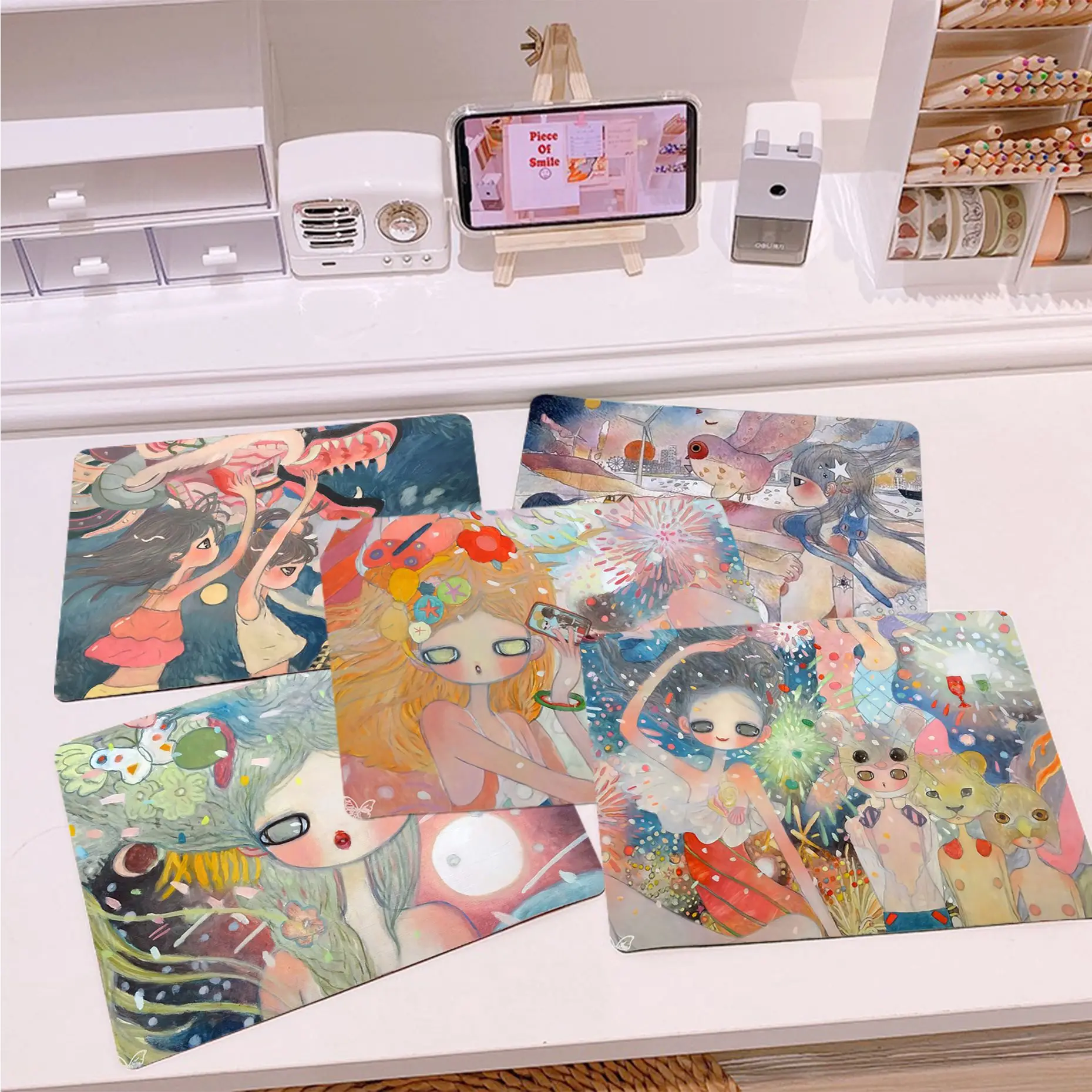 Aya Takano Non-slip Lockedge Thickened Mouse Pad Gaming Keyboard Table Mat Office Supplies Room Decor Writing Desk Mats
Aya Takano Non-slip Lockedge Thickened Mouse Pad Gaming Keyboard Table Mat Office Supplies Room Decor Writing Desk Mats