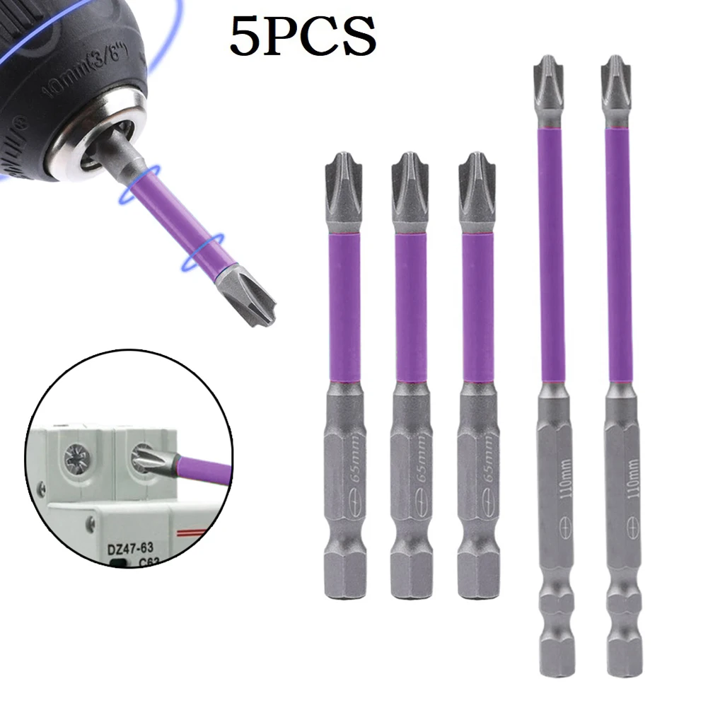 5PC 65/110mm Magnetic Special Slotted Cross Screwdriver Bit Alloy Steel Hand Tool Parts For Electrician FPH2 Socket Switch
5PC 65/110mm Magnetic Special Slotted Cross Screwdriver Bit Alloy Steel Hand Tool Parts For Electrician FPH2 Socket Switch