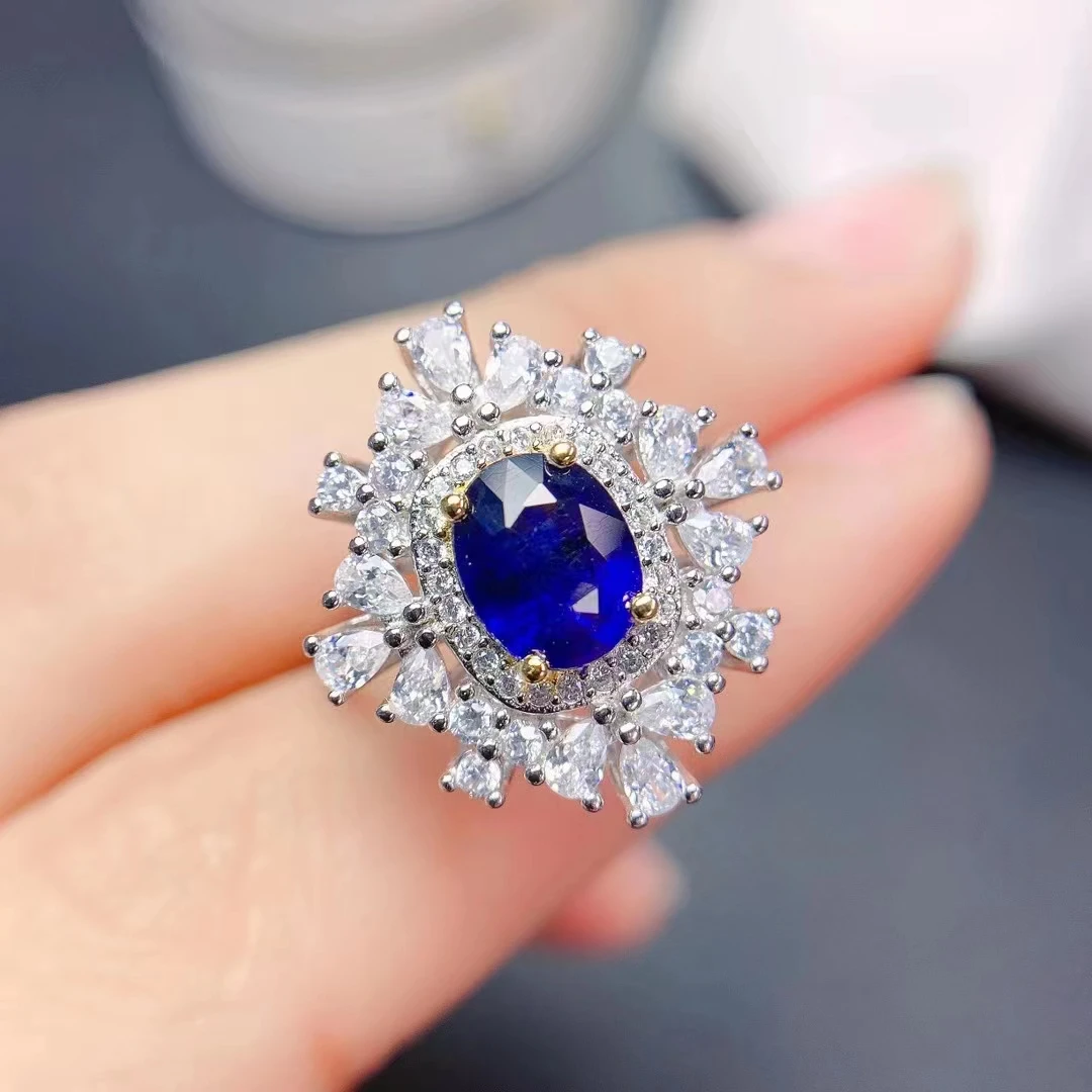 FS Natural Sapphire Luxury Ring S925 Sterling Silver Fashion Fine Charm Women's Weddings Jewelry MeiBaPJ New Style
FS Natural Sapphire Luxury Ring S925 Sterling Silver Fashion Fine Charm Women's Weddings Jewelry MeiBaPJ New Style