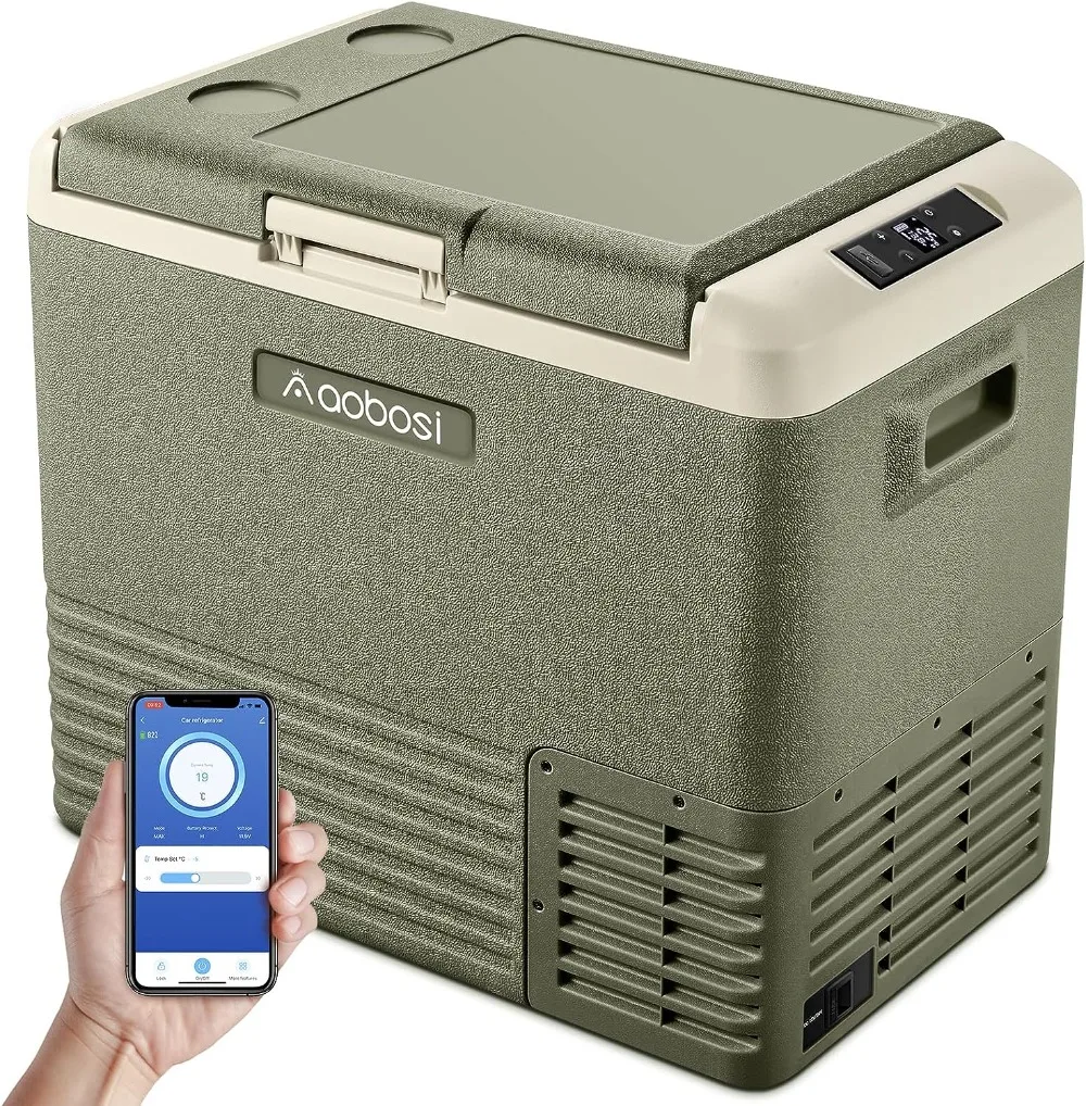 12 Volt Car Refrigerator 53 Quart (50L) RV Portable Refrigerator Freezer WIFI APP Control Car Fridge Cooler -4℉-68℉ Electric
12 Volt Car Refrigerator 53 Quart (50L) RV Portable Refrigerator Freezer WIFI APP Control Car Fridge Cooler -4℉-68℉ Electric