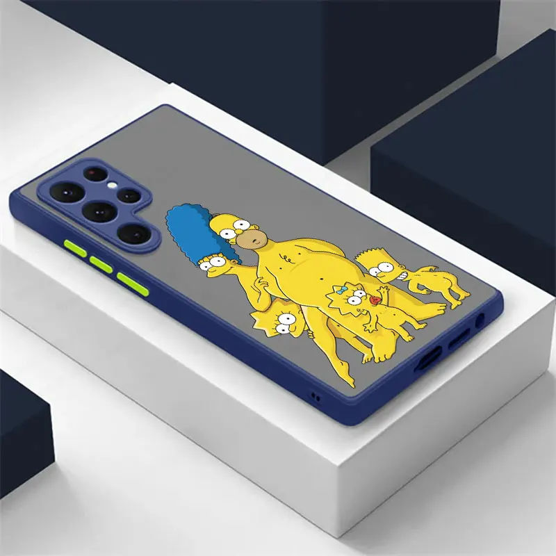 Cartoon The-Simpsons-Family Phone Case For Samsung Galaxy S24 Cases S23 Ultra S22 S21 S20 FE S10 Plus Samsung S24 Note 20 Cover Cartoon The-Simpsons-Family Phone Case For Samsung Galaxy S24 Cases S23 Ultra S22 S21 S20 FE S10 Plus Samsung S24 Note 20 Cover