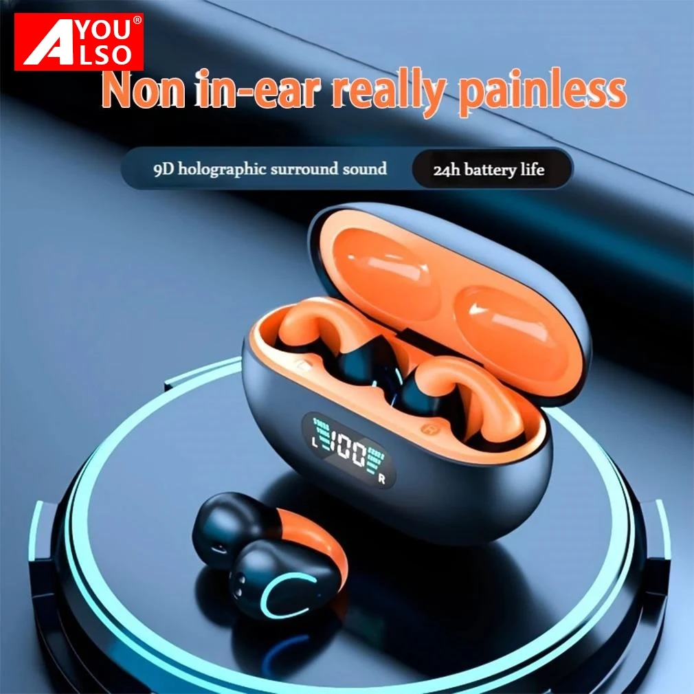 Original buds 4 Pro Clip on Bluetooth Earphone Wireless Headset 9D Surround Sound Earbuds Earclip Sport Touch Headphones
Original buds 4 Pro Clip on Bluetooth Earphone Wireless Headset 9D Surround Sound Earbuds Earclip Sport Touch Headphones