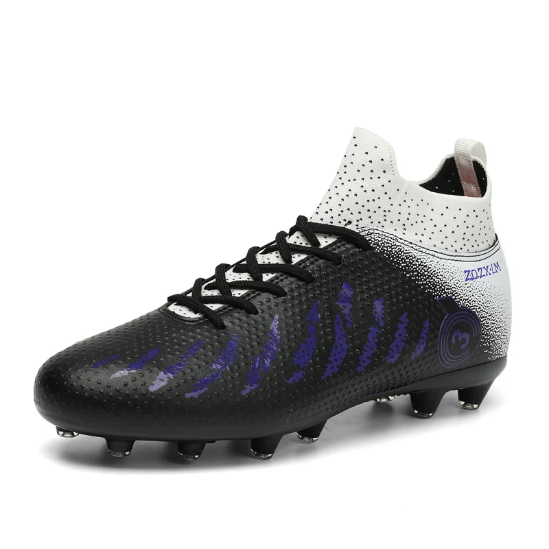 

Новинка 2023, Мужская футбольная обувь, взрослые и детские высокие ботинки для футбола, спортивная обувь для тренировок по траве, мужские кроссовки 2023