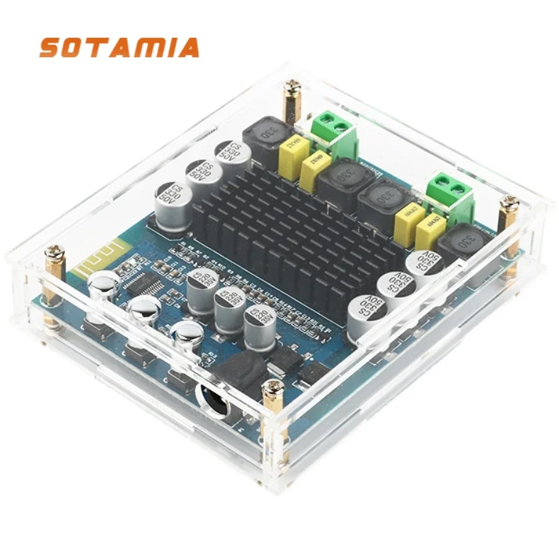 Плата усилителя мощности SOTAMIA TPA3116D2 с Bluetooth 2,0, стерео усилитель звука класса D, усилитель звука, усилитель динамика 120Wx2
Плата усилителя мощности SOTAMIA TPA3116D2 с Bluetooth 2,0, стерео усилитель звука класса D, усилитель звука, усилитель динамика 120Wx2