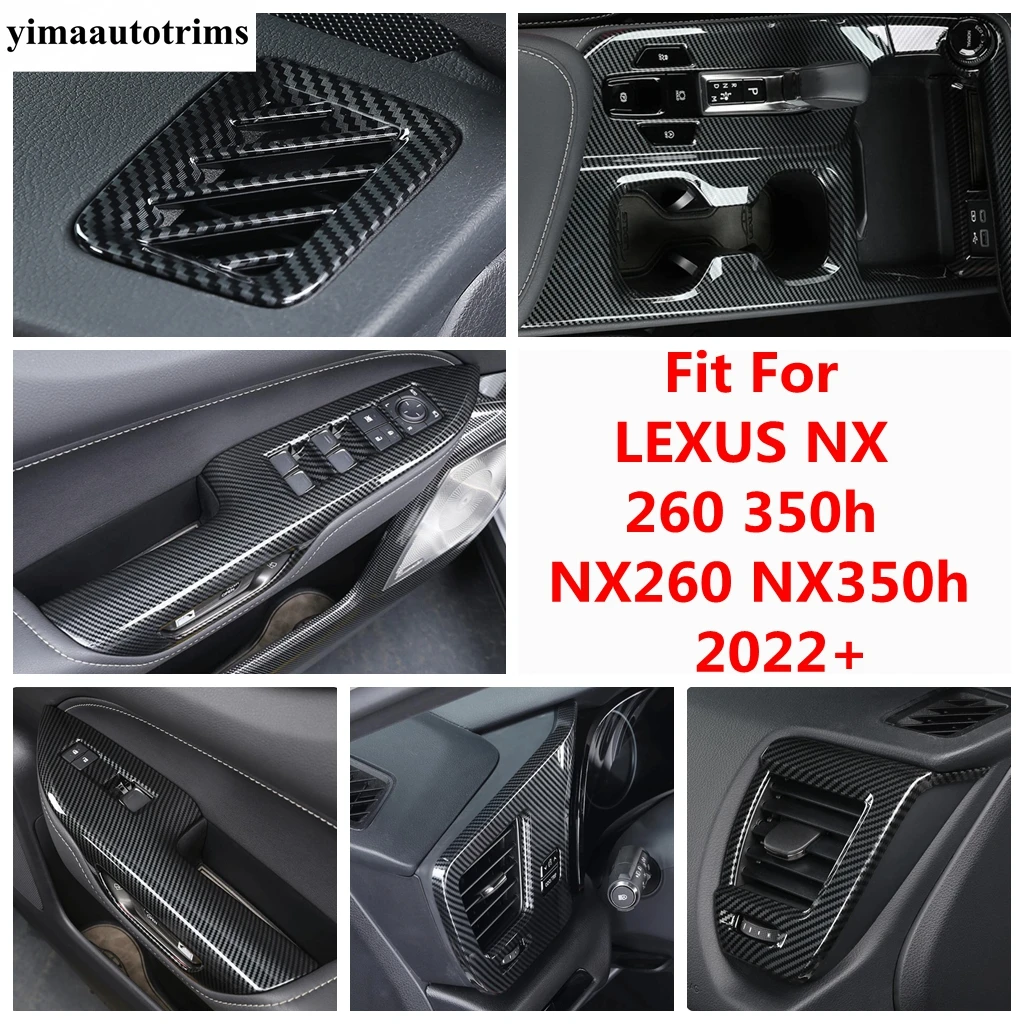 

Car Window Lift Gear Shift Panel Dashboard Central Air Vent Cover Trim Accessories For LEXUS NX 260 350h NX260 NX350h 2022 -2024