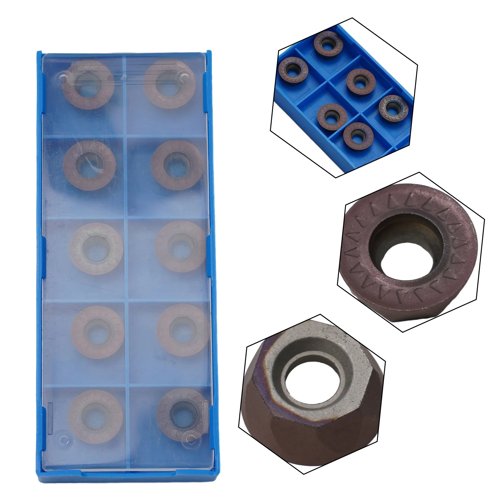 10 Pcs Lathe Tool RPMT1204 VP15TF Internal Round Carbide Insert RPMT 1204CNC Blades For Turning Tools Metalworking Accessories
10 Pcs Lathe Tool RPMT1204 VP15TF Internal Round Carbide Insert RPMT 1204CNC Blades For Turning Tools Metalworking Accessories