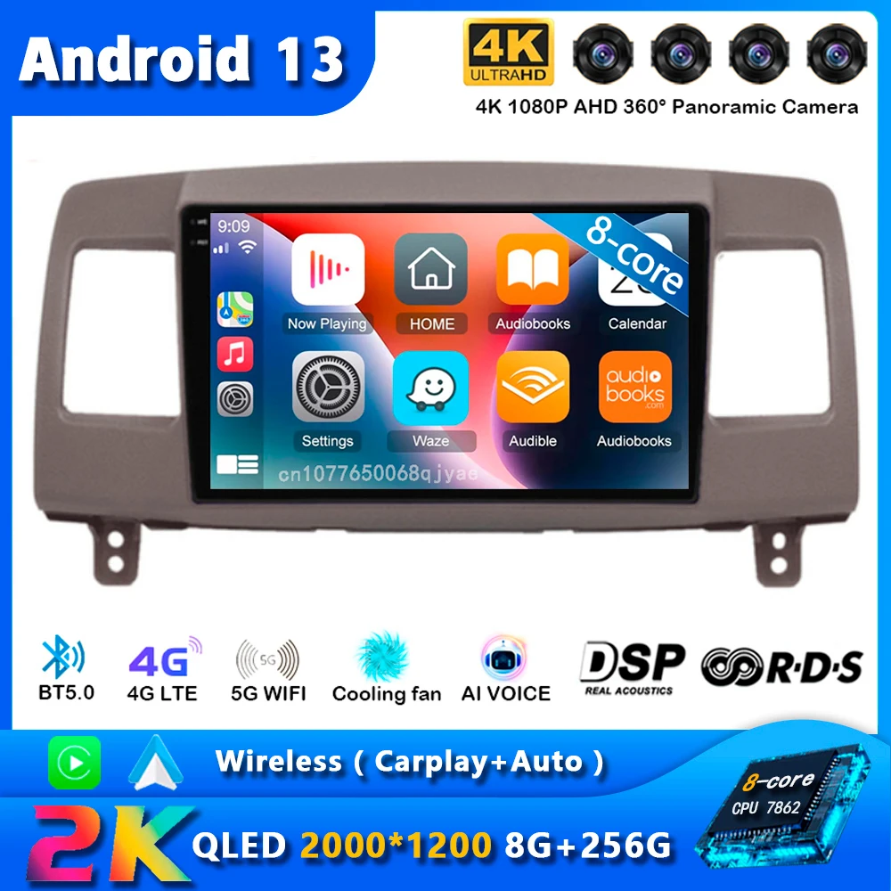 Android 13 Carplay Car Radio For Toyota Mark II 9 X110 2000 2001 - 2007 Navigation GPS Multimedia Player stereo BT wifi+4G DVD
Android 13 Carplay Car Radio For Toyota Mark II 9 X110 2000 2001 - 2007 Navigation GPS Multimedia Player stereo BT wifi+4G DVD