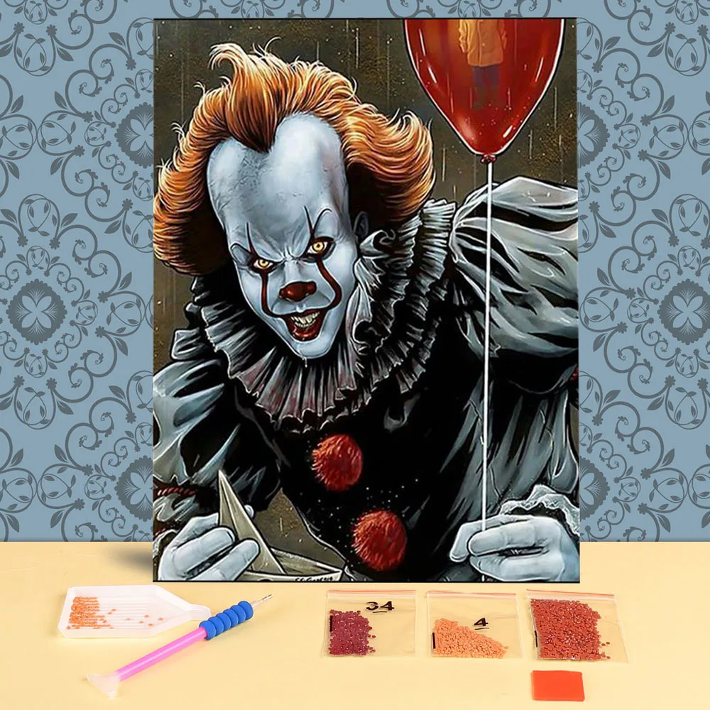 Horror Picture Blood Joker DIY 5D Full Diamond Mosaic Diamond Painting Diamond Embroidery Complete Christmas Painting
Horror Picture Blood Joker DIY 5D Full Diamond Mosaic Diamond Painting Diamond Embroidery Complete Christmas Painting
