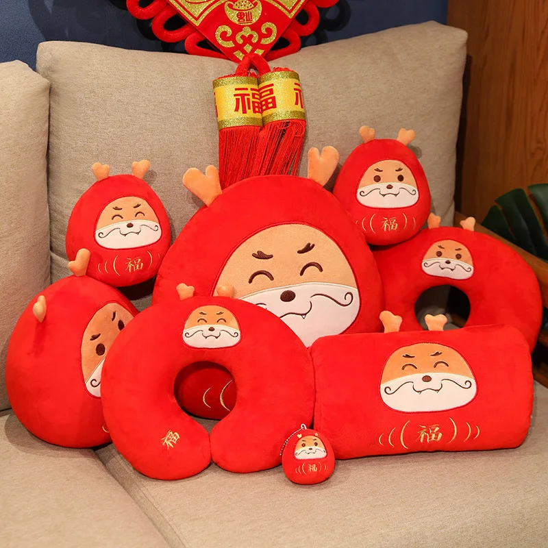 New Year Chinese Zodiac Dragon Festive Mascot Throw Pillow U Shaped Neck Pillow Funny pendant Soft Home Decor for Family Gifts
New Year Chinese Zodiac Dragon Festive Mascot Throw Pillow U Shaped Neck Pillow Funny pendant Soft Home Decor for Family Gifts