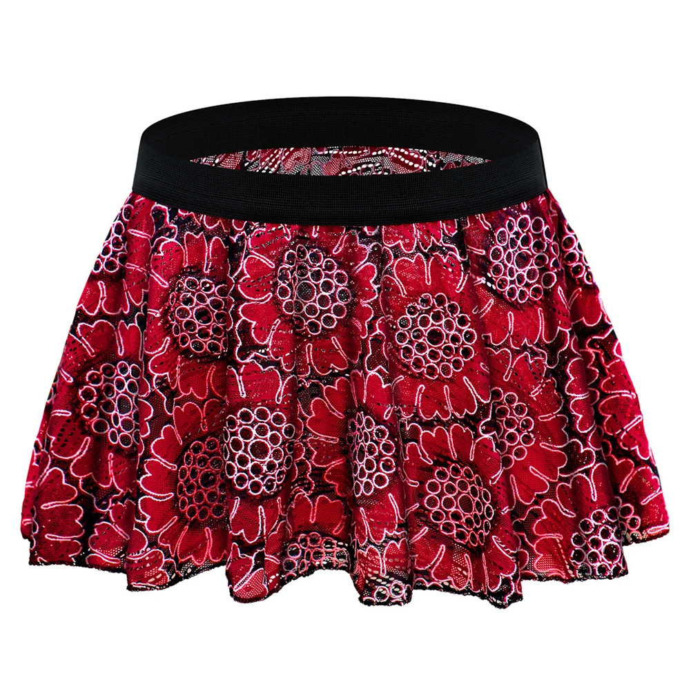 Sexy Men Sissy Lace Lingerie Skirt Clubwear Soft Low Waist Panties for Daily Wear Underwear with Mesh and Lace Red
Sexy Men Sissy Lace Lingerie Skirt Clubwear Soft Low Waist Panties for Daily Wear Underwear with Mesh and Lace Red