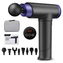 New Profession Massage Gun Electric Massage LCD Display Deep Fascia Gun Body Massager Muscle Pain Exercising Relaxation Slimming
New Profession Massage Gun Electric Massage LCD Display Deep Fascia Gun Body Massager Muscle Pain Exercising Relaxation Slimming