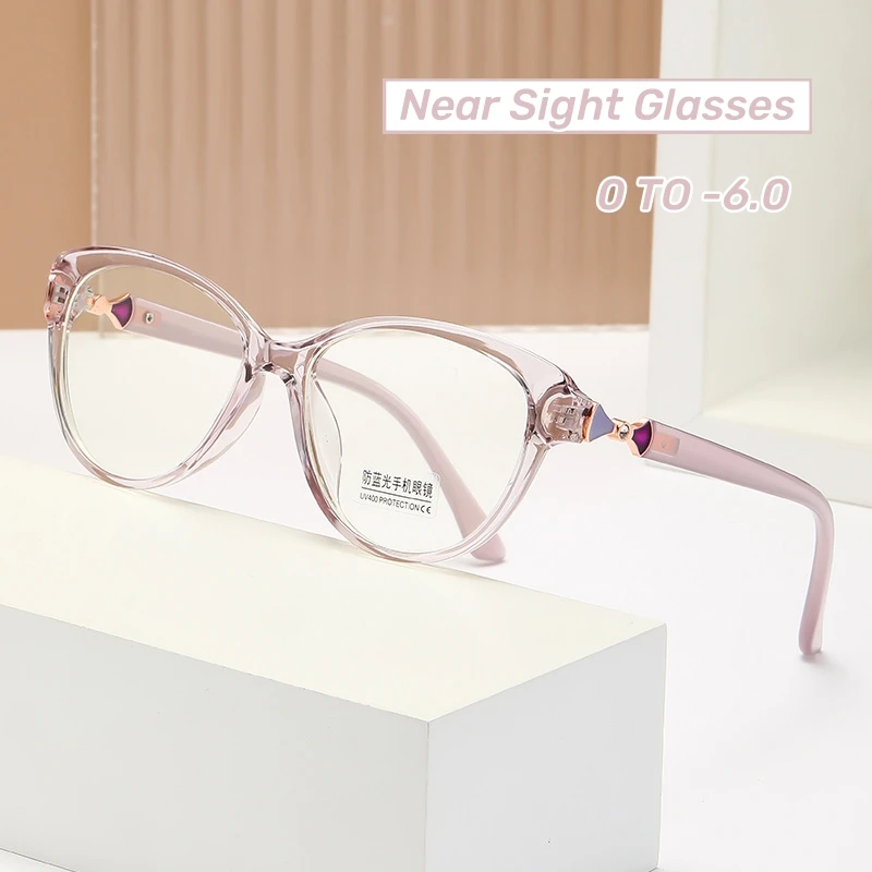 Men Women Short Sighted Minus Diopters New Anti-blue Myopia Glasses Shell Vintage Round Frame Eyewear Near Sight Glasses
Men Women Short Sighted Minus Diopters New Anti-blue Myopia Glasses Shell Vintage Round Frame Eyewear Near Sight Glasses