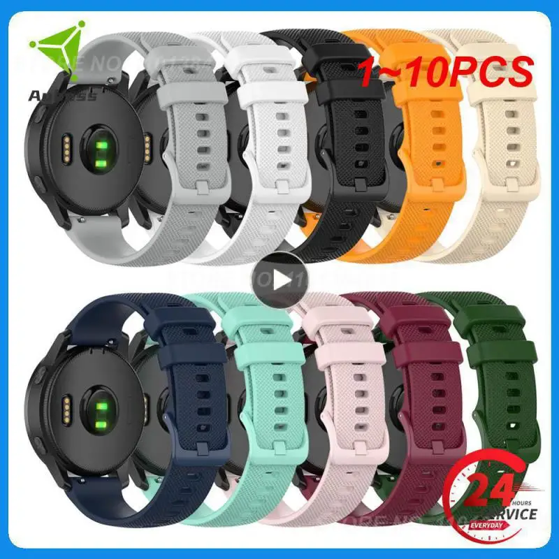1 ~ 10 шт., силиконовый ремешок для Garmin Forerunner 255 255S 245 645/CAME SQ 2 Plus 2S/Vivoactive 4 4S 3, ремешок для наручных часов
1 ~ 10 шт., силиконовый ремешок для Garmin Forerunner 255 255S 245 645/CAME SQ 2 Plus 2S/Vivoactive 4 4S 3, ремешок для наручных часов