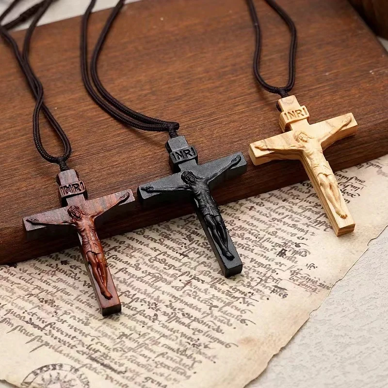60mm Easter Cross Wooden Necklace Gift Jewelry party favors women or man kids gift guests birthday party gift 2024 pendant
60mm Easter Cross Wooden Necklace Gift Jewelry party favors women or man kids gift guests birthday party gift 2024 pendant