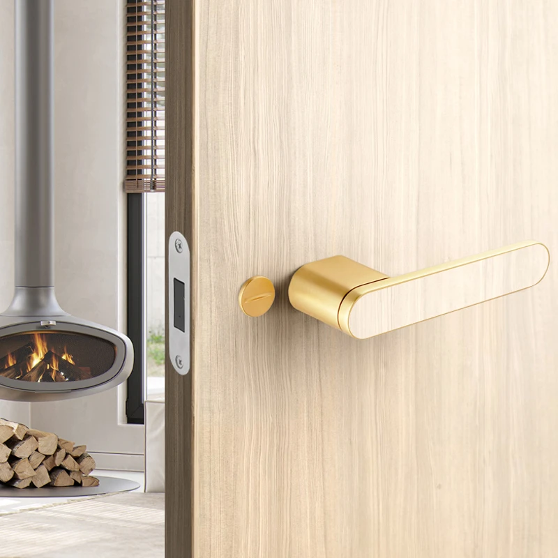 Door lock indoor bedroom black silent door lock Nordic minimalist door handle Sanitary room magnetic suction silent lock
Door lock indoor bedroom black silent door lock Nordic minimalist door handle Sanitary room magnetic suction silent lock