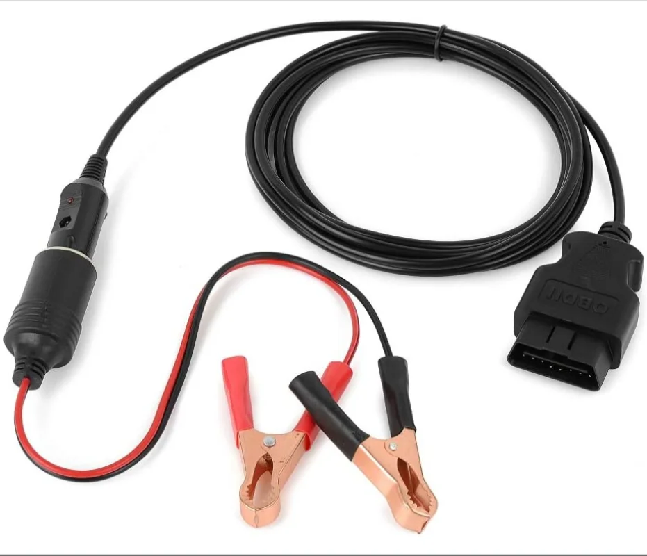 NEW OBDII Vehicle ECU Emergency 12V Power Supply Cable Memory Saver with Alligator Clip EC5 Converter for Car Auto Cable Line
NEW OBDII Vehicle ECU Emergency 12V Power Supply Cable Memory Saver with Alligator Clip EC5 Converter for Car Auto Cable Line