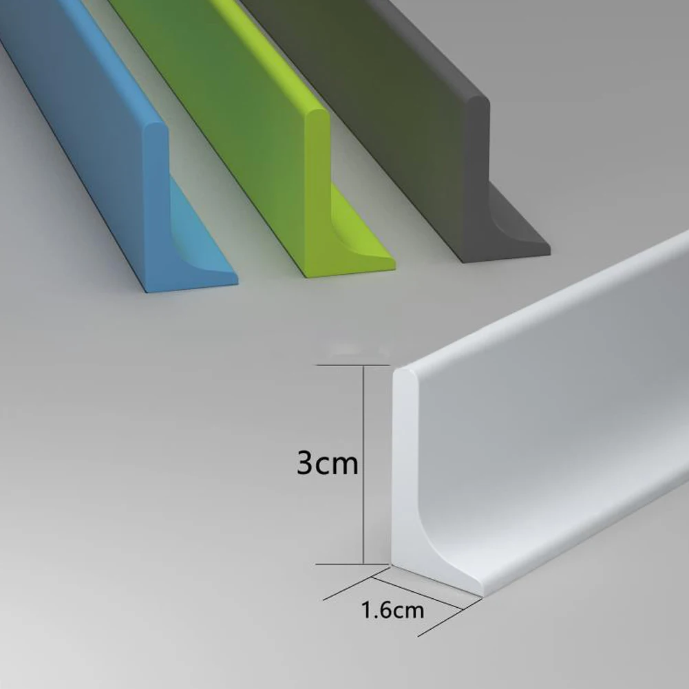 Stopper Water Barrier Useful Water Blocking Strip Waterproof 50cm/100cm/200cm/300cm Bathroom Sink Water Barrier
Stopper Water Barrier Useful Water Blocking Strip Waterproof 50cm/100cm/200cm/300cm Bathroom Sink Water Barrier