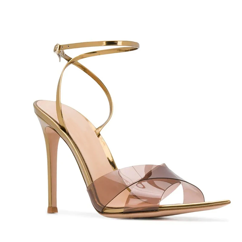 Elegant Pointed Toe Party High Heels Clear PVC Sandals for Women Stilettos Ankle Strap Transparent Shoes Ladies Summer Sandal
Elegant Pointed Toe Party High Heels Clear PVC Sandals for Women Stilettos Ankle Strap Transparent Shoes Ladies Summer Sandal