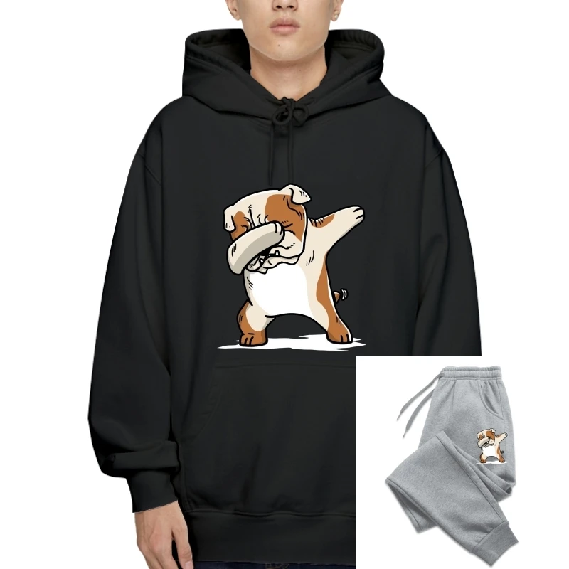 English Bulldog Dabbing 2020 Summer Fashion Fleece Pullover Summer Style Cotton Drawstring Slevee Autumn Cool Pullover
English Bulldog Dabbing 2020 Summer Fashion Fleece Pullover Summer Style Cotton Drawstring Slevee Autumn Cool Pullover