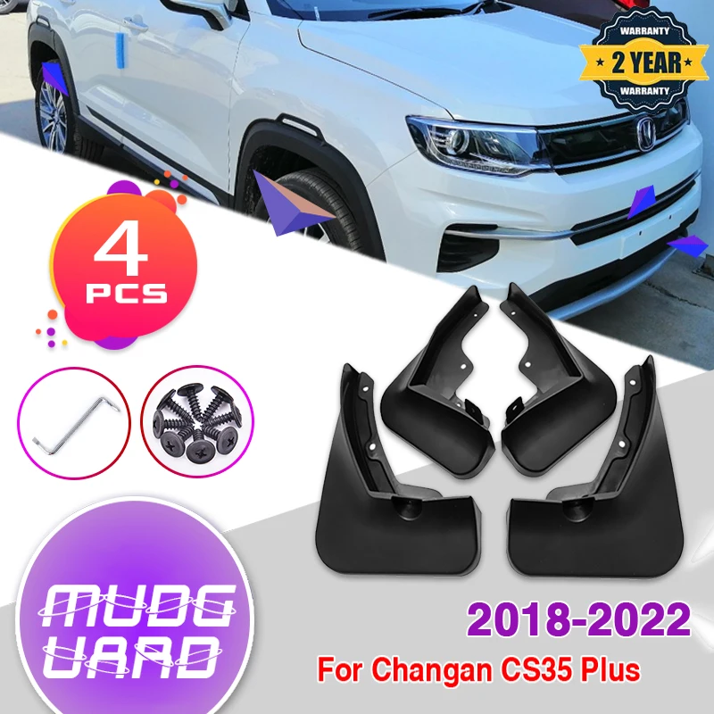 Брызговики для Changan CS35 Plus 2018 ~ 2022, передние и задние брызговики от грязи, комплект из 4 предметов
Брызговики для Changan CS35 Plus 2018 ~ 2022, передние и задние брызговики от грязи, комплект из 4 предметов