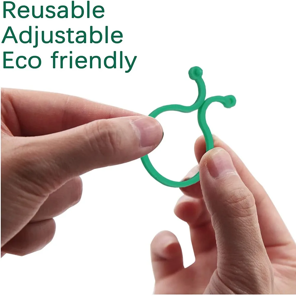 30pcs Garden Ring Tie Clips Plant Support Ties Flower Supports Green Plastic Fixing Buckle For Vegetables Climbing Plants
30pcs Garden Ring Tie Clips Plant Support Ties Flower Supports Green Plastic Fixing Buckle For Vegetables Climbing Plants