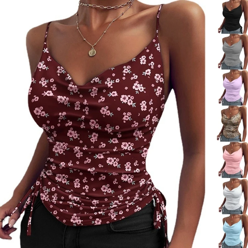 Tight Spaghetti Straps Top Backless Folds And Design Sense Bodycon Suspenders. 10CE
Tight Spaghetti Straps Top Backless Folds And Design Sense Bodycon Suspenders. 10CE