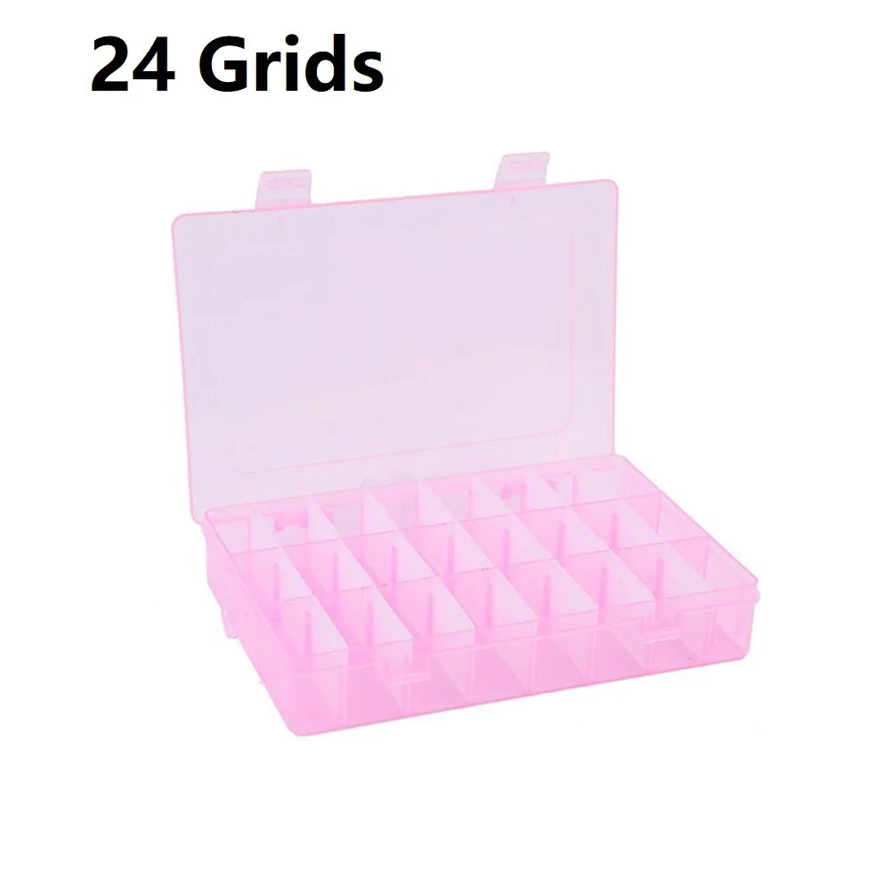 Plastic 24 Grids Compartment Storage Box Jewelry Earring Bead Screw Toy Holder Case Tool Sorting Box Display Organizer Container
Plastic 24 Grids Compartment Storage Box Jewelry Earring Bead Screw Toy Holder Case Tool Sorting Box Display Organizer Container