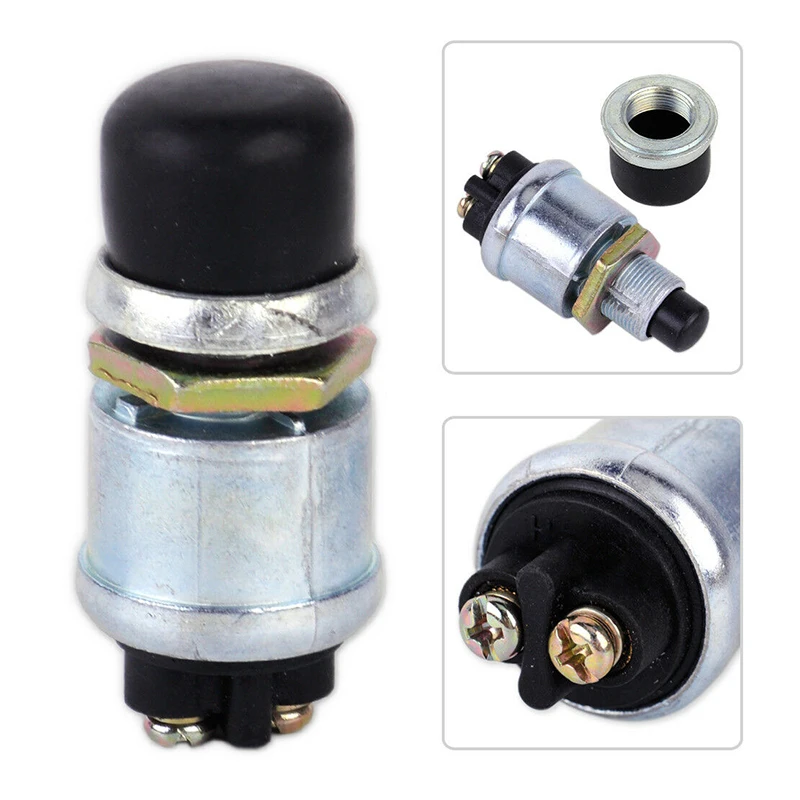 

1pc Ignition Starter Switch 60A DC 12V 24V Truck Engine Start Waterproof Push Boat Starter Horn Replacement Button Car Switch