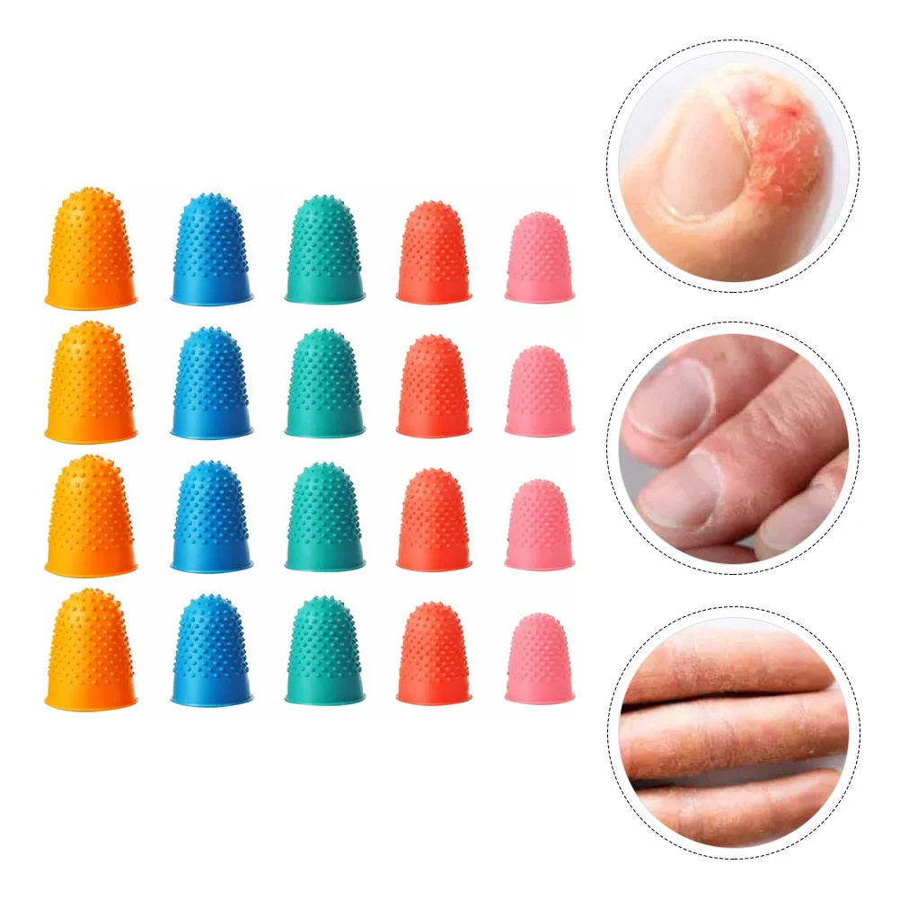 20pcs Practical Protective Finger Sleeves Anti-scald Finger Anti-skid Cover
20pcs Practical Protective Finger Sleeves Anti-scald Finger Anti-skid Cover
