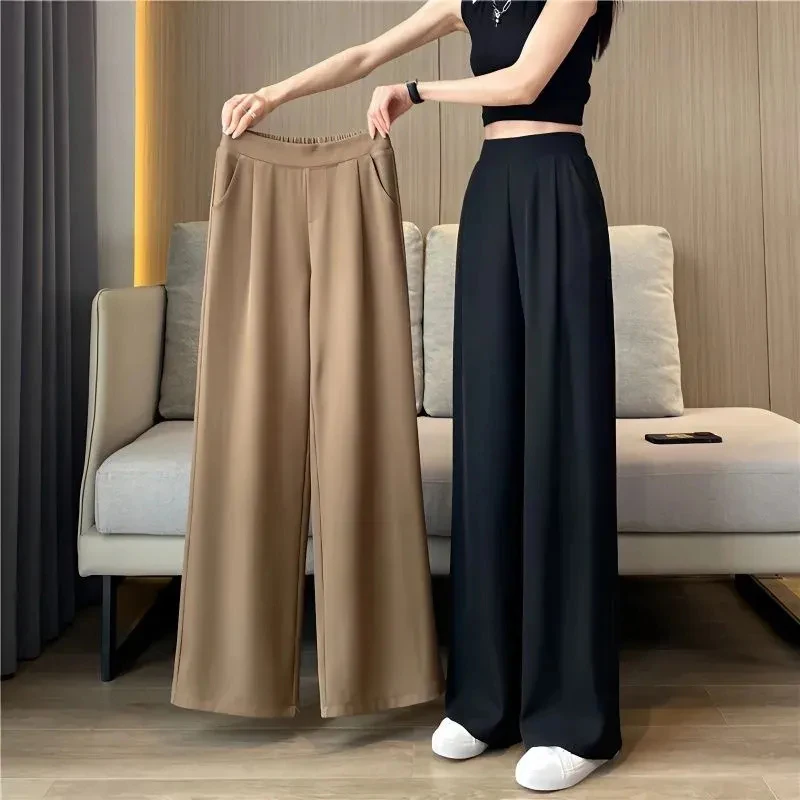 5Xl Oversized Wide Leg Pants Women Summer Korean Fashion High Waist Baggy Straight Pants Solid Casual Elastic Waist Trousers
5Xl Oversized Wide Leg Pants Women Summer Korean Fashion High Waist Baggy Straight Pants Solid Casual Elastic Waist Trousers