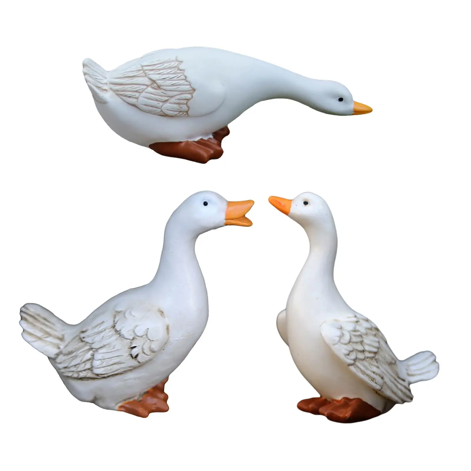 

Duck Statue Home Decor Yard Decoration Sculpture Animal Figurine Garden Decor for Bedroom, Courtyard ,Room ,Outdoors Outside