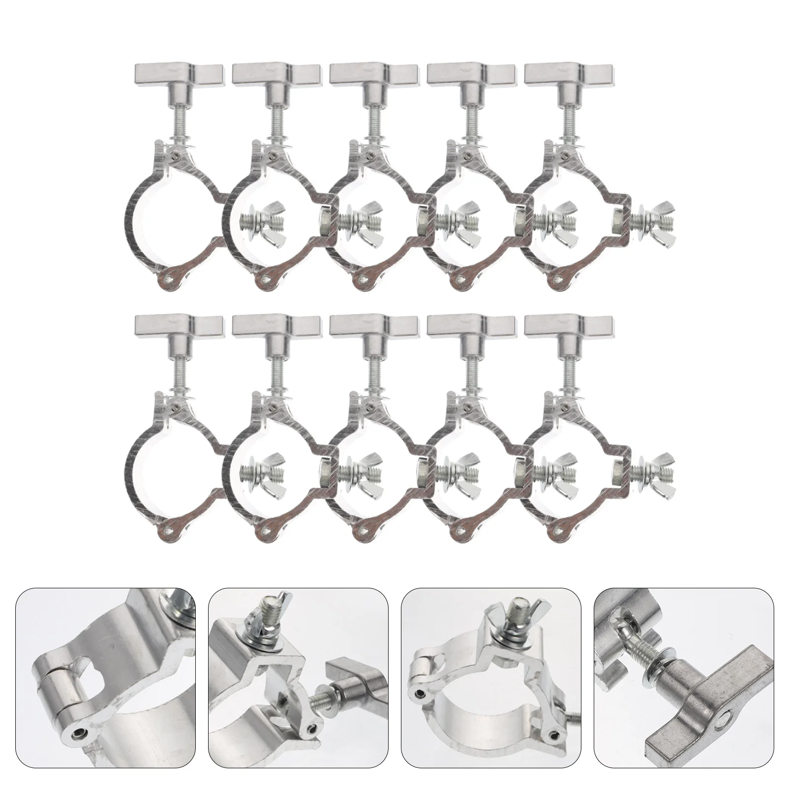 10 Pcs Stage Light Hook Practical Clips Moving Head Lamp Clamps Accessories Metal Hangers Heavy Duty Durable Hooks Mug Truss
10 Pcs Stage Light Hook Practical Clips Moving Head Lamp Clamps Accessories Metal Hangers Heavy Duty Durable Hooks Mug Truss