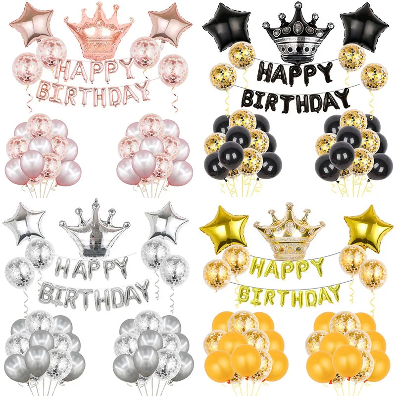 24in Crown Happy Birthday Metallic Balloon Set For Boys and Girls Baby's Birthday Decoration Restaurant Birthday Decoration
24in Crown Happy Birthday Metallic Balloon Set For Boys and Girls Baby's Birthday Decoration Restaurant Birthday Decoration